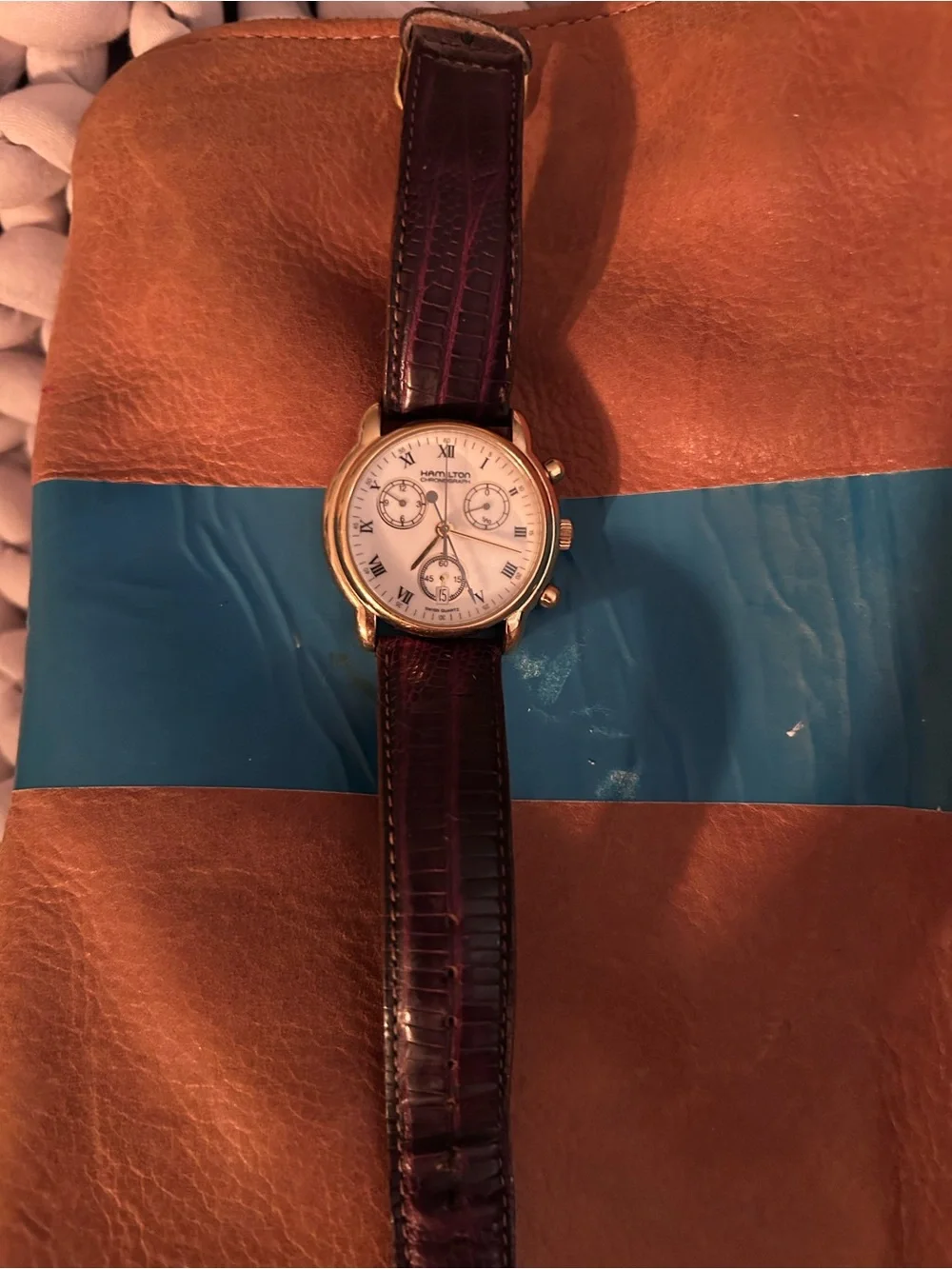 Vintage Hamilton Quartz Chronograph 8804